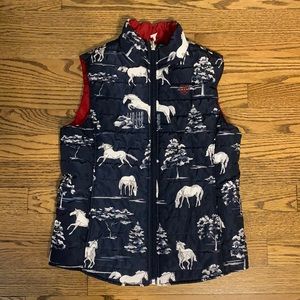 girls Ariat puffer vest